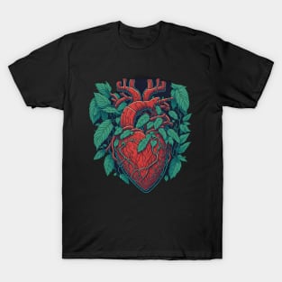 anatomical heart with hops T-Shirt